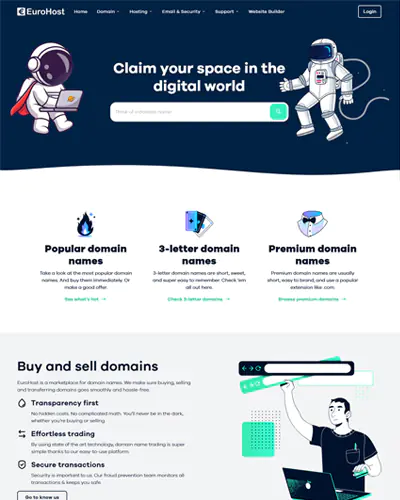 Eurohost HTML WHMCS Theme